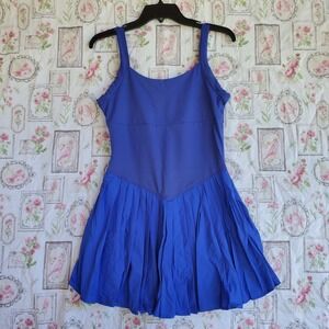 Peach Love California Blue Quick Dry Flowy Tennis Active Dress‎ Girls Size Large